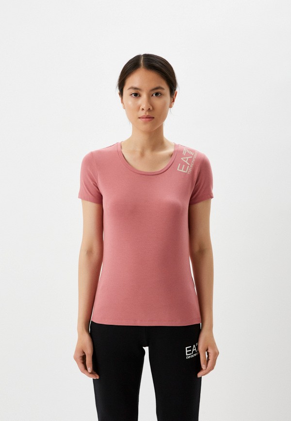 

Футболка EA7, Розовый, CORE LADY