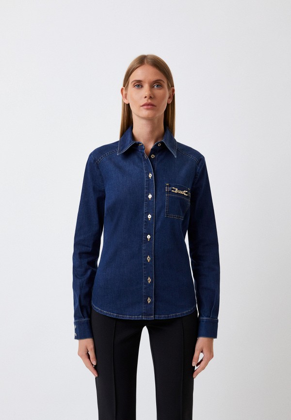 Рубашка джинсовая Elisabetta Franchi CJ21S26E2