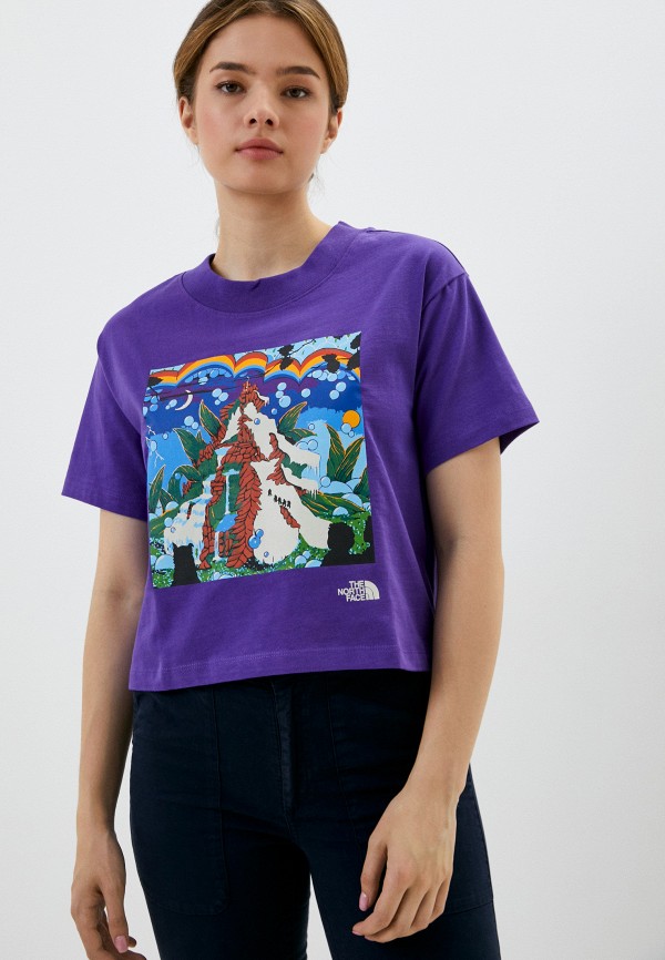

Футболка The North Face, Фиолетовый
