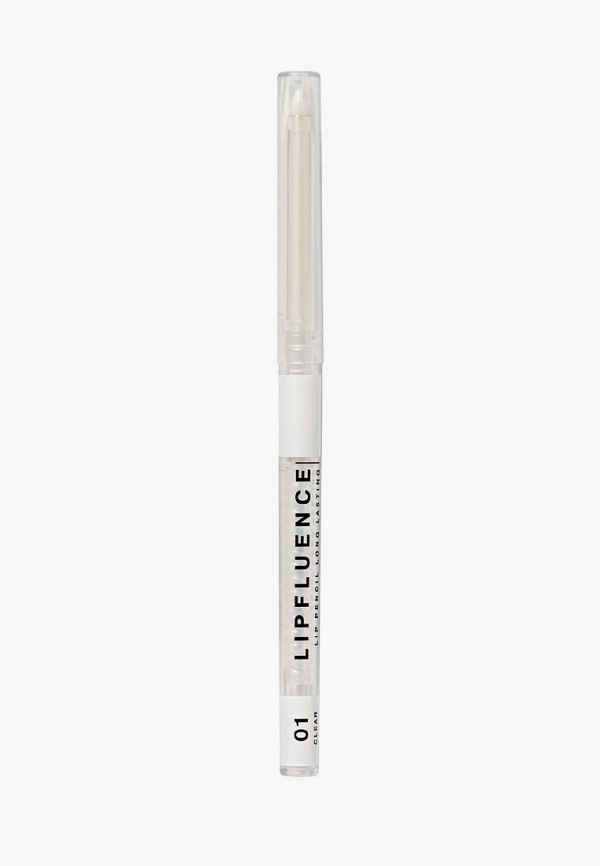 

Карандаш для губ Influence Beauty, Прозрачный, LIPFLUENCE автоматический, стойкий с гелевой текстурой, тон 01 прозрачный, 0.28 г