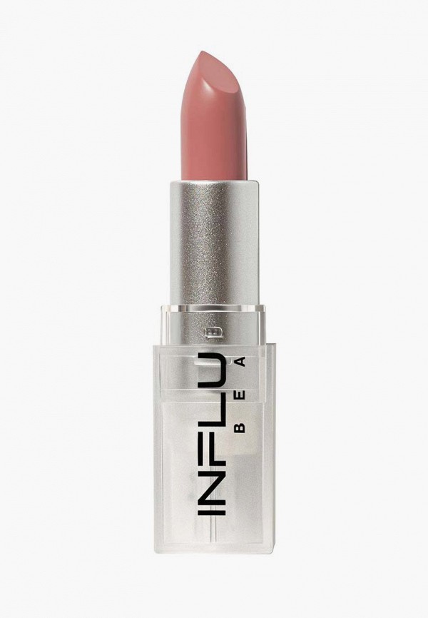 

Помада Influence Beauty, Бежевый, INFLUENCE, полуматовый стойкий финиш, тон 04 нюд бежево-розовый, 4 г