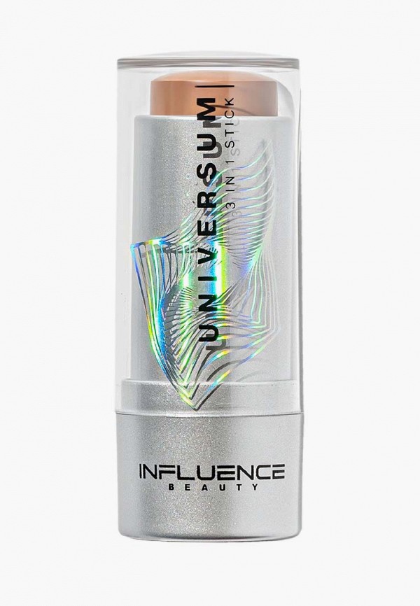 Корректор Influence Beauty UNIVERSUM, стик 3в1 для макияжа глаз, лица и губ, гипоаллергенный, компактный, тон 01 бледно-коричневый, 5.5 г
