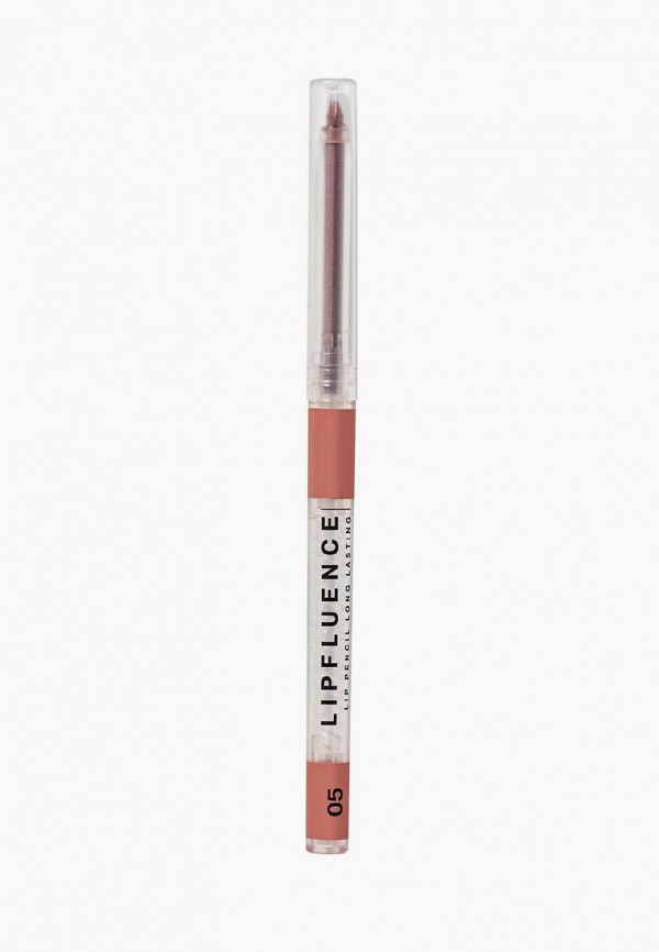 

Карандаш для губ Influence Beauty, Розовый, LIPFLUENCE автоматический, стойкий с гелевой текстурой, тон 05 нюд холодный розовый, 0.28 г