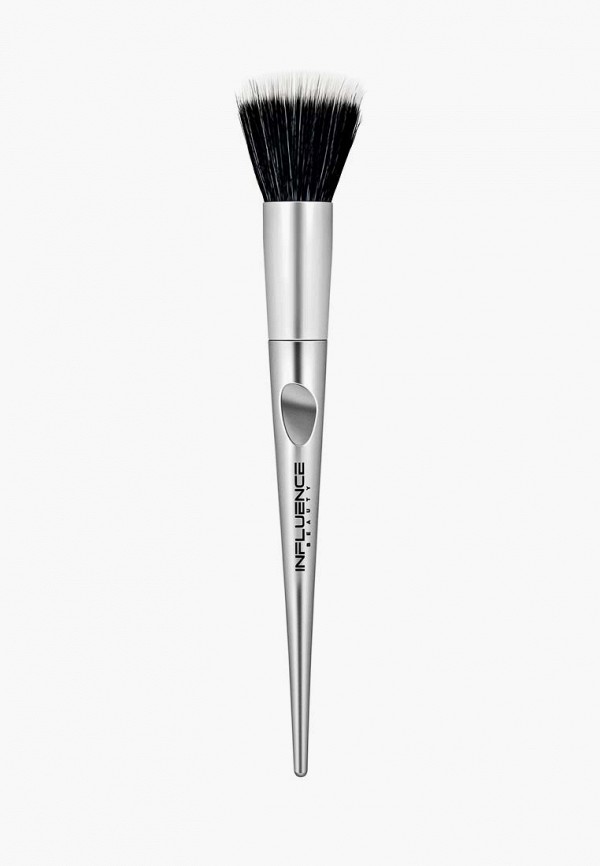 

Кисть для лица Influence Beauty, Серебряный, "FD-36R", базовая кисть-дуофибра,для тональной основы, идеальное покрытие без полос и эффекта маски, растушевка сухих и кремовых текстур, 1 шт для тональной основы