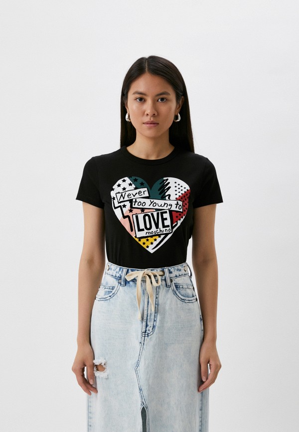 

Футболка Love Moschino, Черный