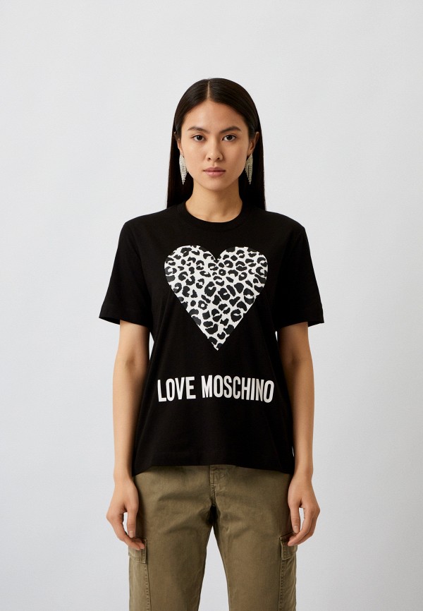 

Футболка Love Moschino, Черный