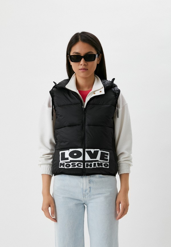 

Жилет утепленный Love Moschino, Черный
