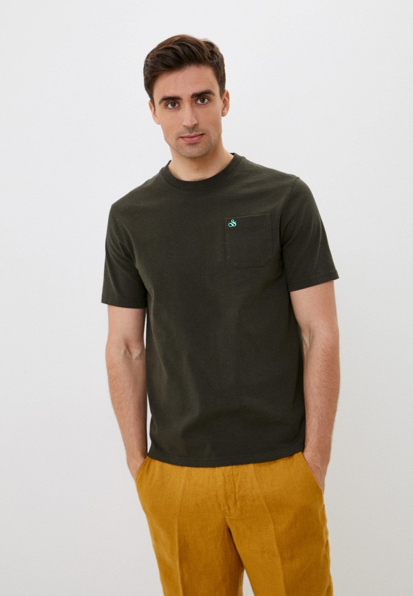 Футболка Scotch&Soda хаки 164609 RTLABO951402