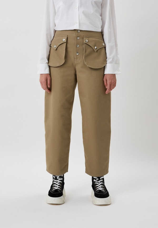 

Брюки MM6 Maison Margiela, Бежевый