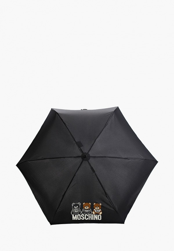 

Зонт складной и брелок Moschino, Черный