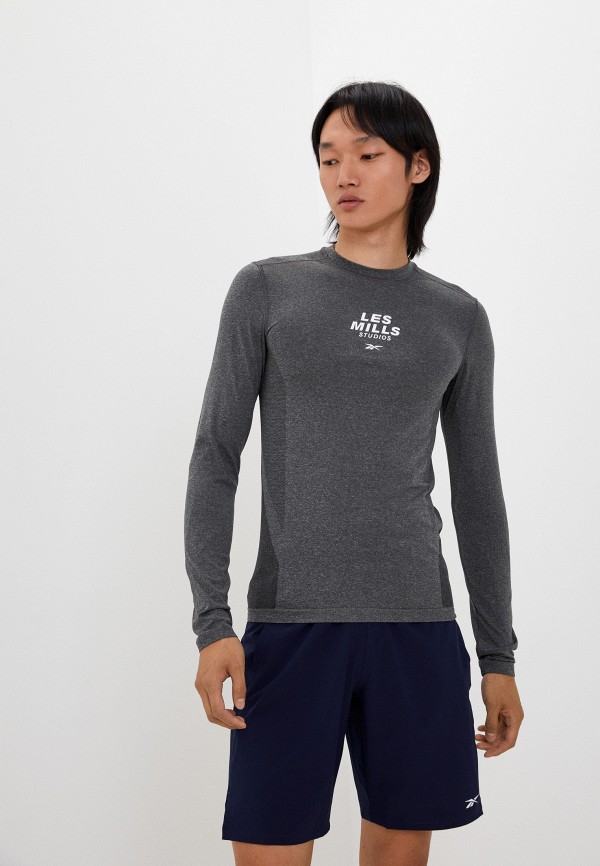 

Лонгслив спортивный Reebok, Серый, LM MYOKNIT LS TEE