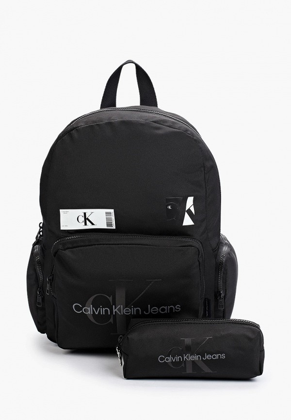 

Рюкзак и пенал Calvin Klein Jeans, Черный