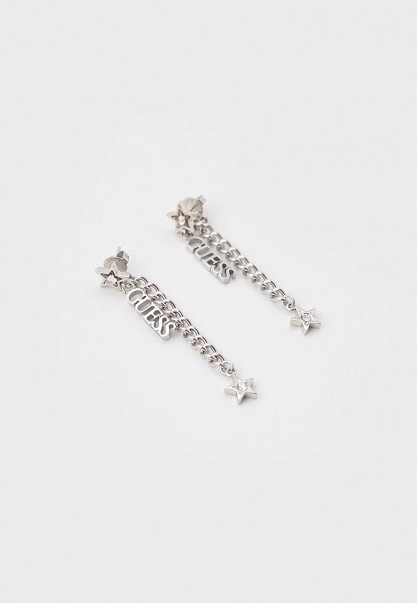 

Серьги Guess, Серебряный, с родиевым покрытием