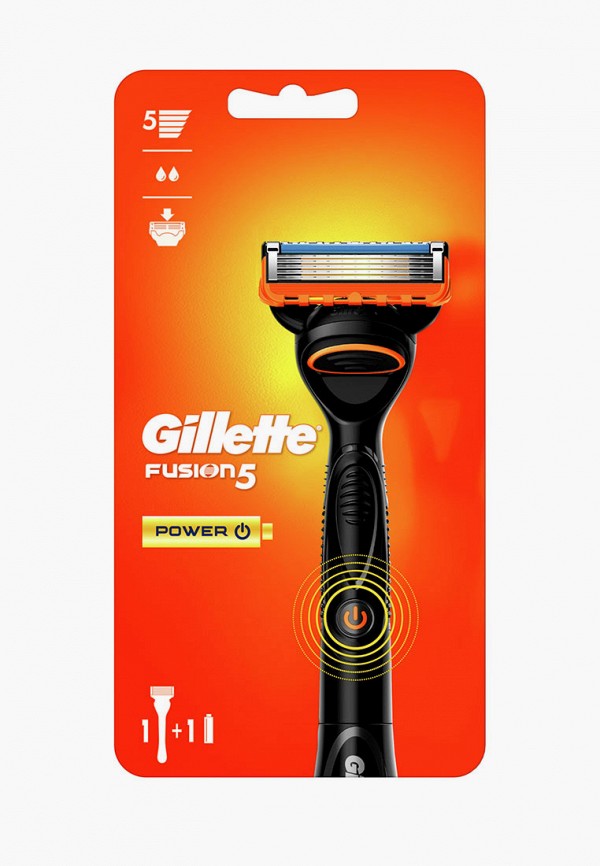 Станок для бритья Gillette FUSION POWER (станок+1 кассета) станок для бритья gillette fusion proglide 1 кассета