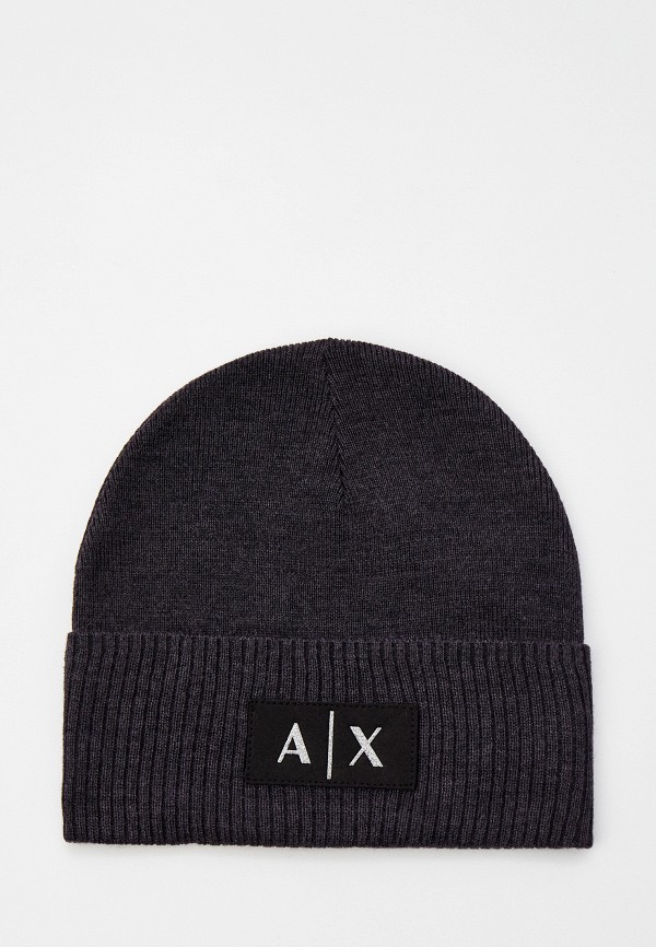 

Шапка Armani Exchange, Серый