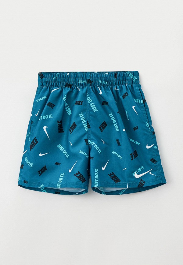 

Шорты для плавания Nike, Бирюзовый, Nike Logofetti Lap 4" Volley Short