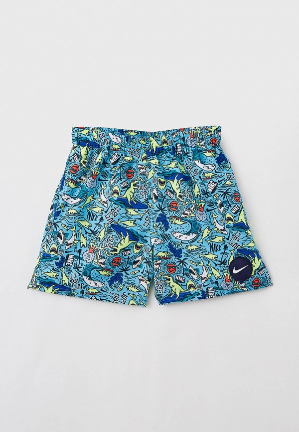 

Шорты для плавания Nike, Голубой, Shark Party 4" Volley Short