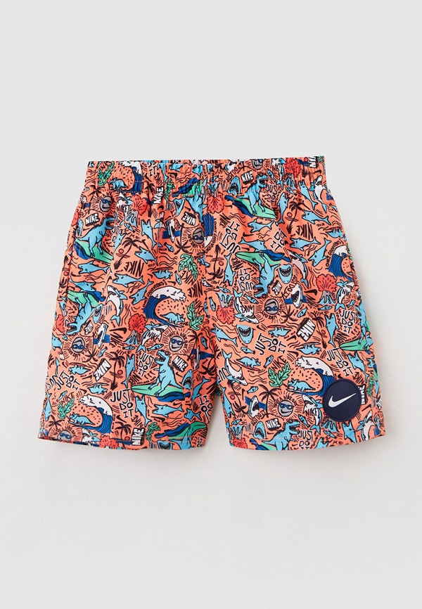 

Шорты для плавания Nike, Коралловый, Shark Party 4" Volley Short