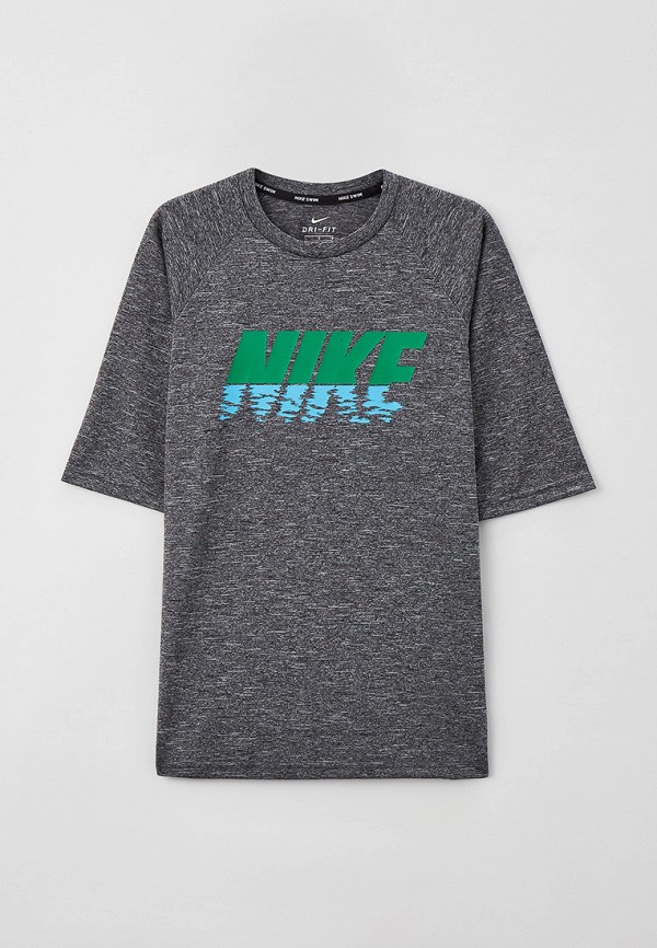 

Гидрофутболка Nike, Серый, Nike Heather Sunset Logo Short Sleeve Hydroguard