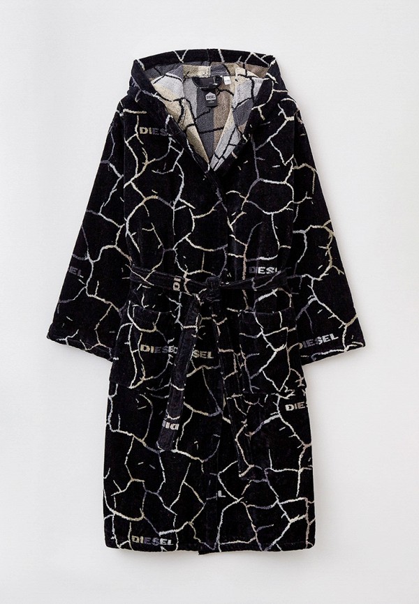 

Халат домашний Diesel, Черный, NEW CRACKLE' L/XL HOOD