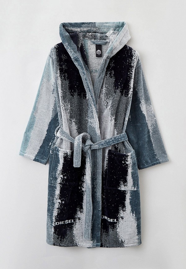 

Халат домашний Diesel, Серый, WASHED COLOR S/M HOOD