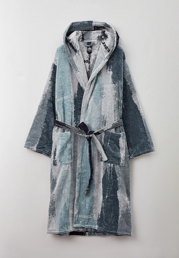 

Халат домашний Diesel, Серый, WASHED COLOR XXL HOOD