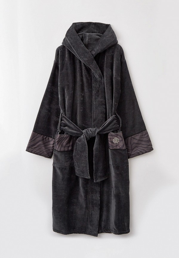 

Халат домашний Roberto Cavalli, Серый, MACRO ZEB hood XXL