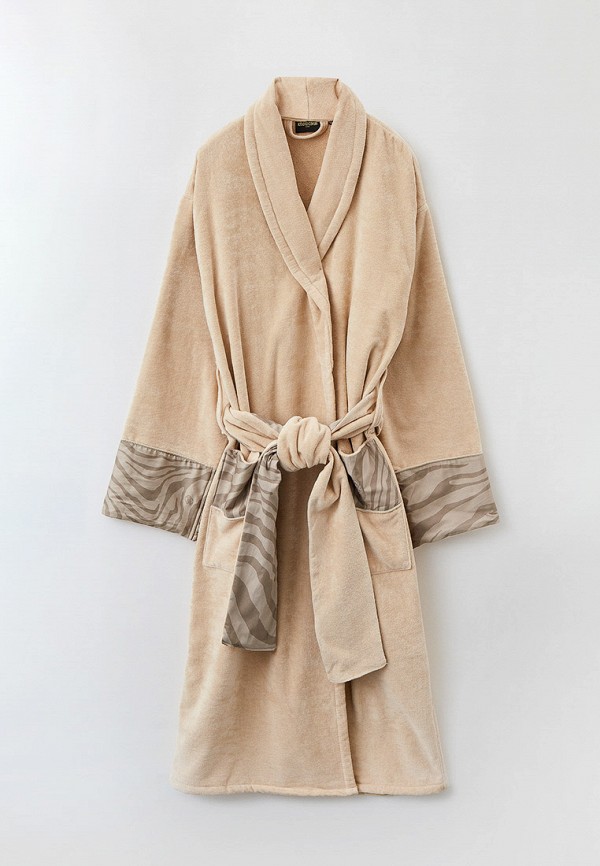 

Халат домашний Roberto Cavalli, Бежевый, MACRO ZEB shawl XXL