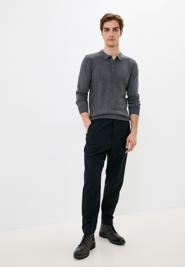 Поло Felix Hardy серый, размер 50, фото 2