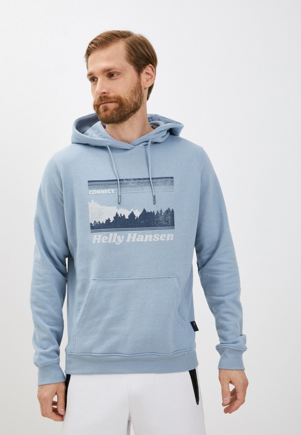 

Худи Helly Hansen, Голубой, F2F COTTON HOODIE
