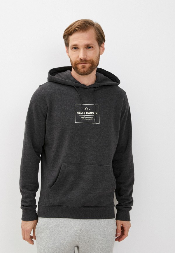 

Худи Helly Hansen, Серый, F2F COTTON HOODIE