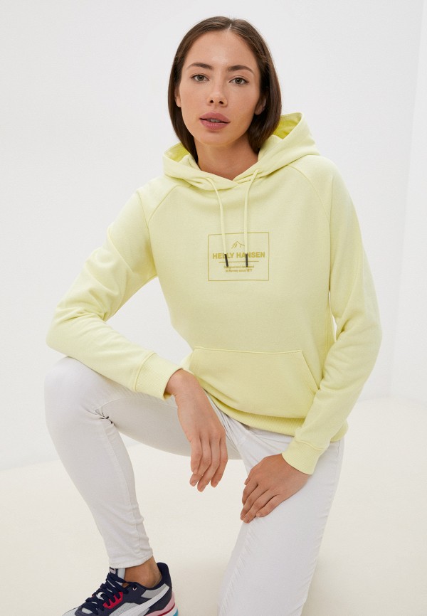 

Худи Helly Hansen, Желтый, W F2F COTTON HOODIE
