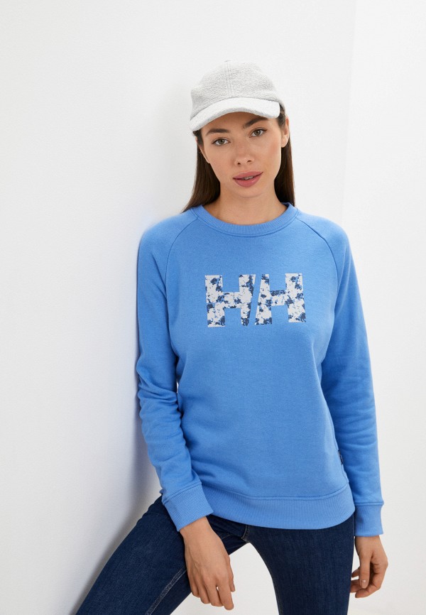 

Свитшот Helly Hansen, Голубой, W F2F COTTON SWEATER
