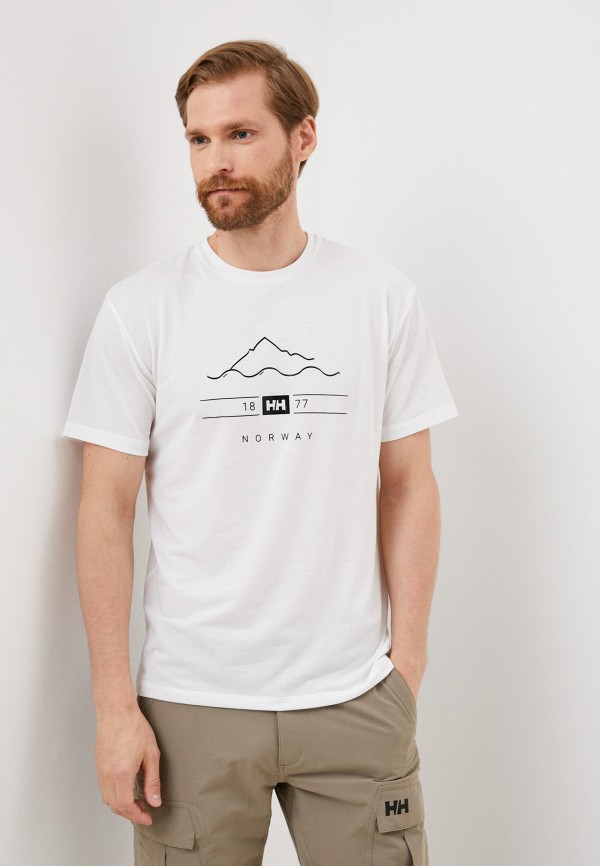 

Футболка Helly Hansen, Белый, SKOG RECYCLED GRAPHIC T-SHIRT
