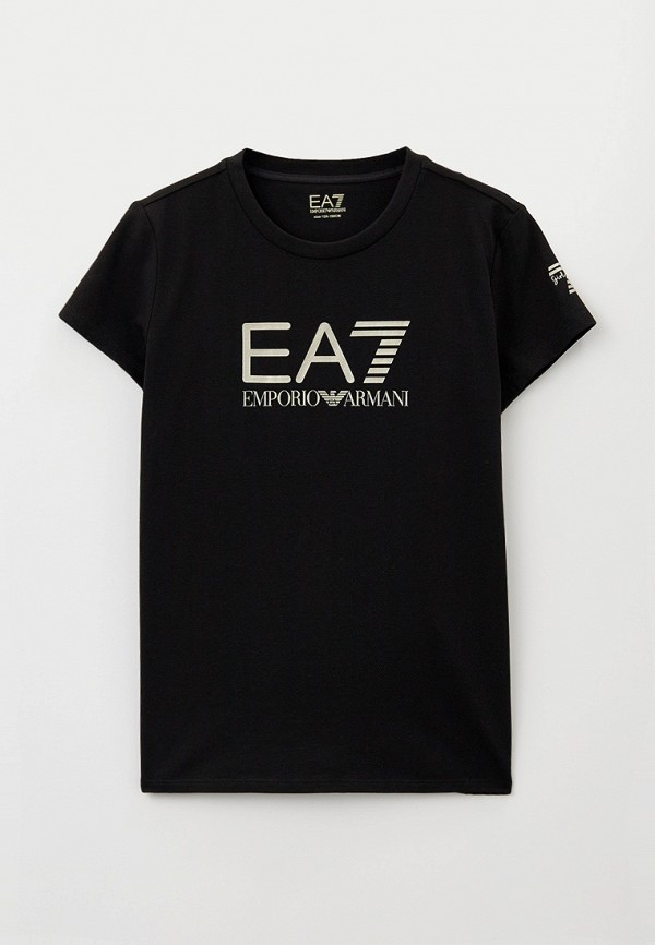 Футболка EA7 черного цвета