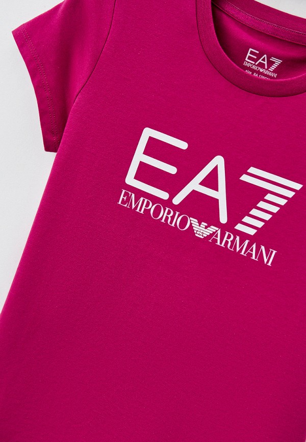 Футболка EA7 фуксия, размер 152, фото 3