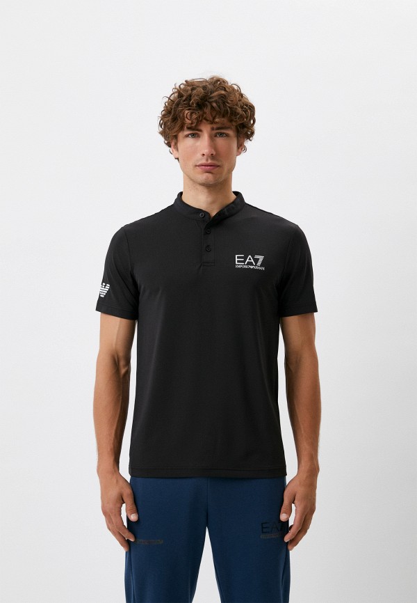 

Поло EA7, Черный, TENNIS PRO