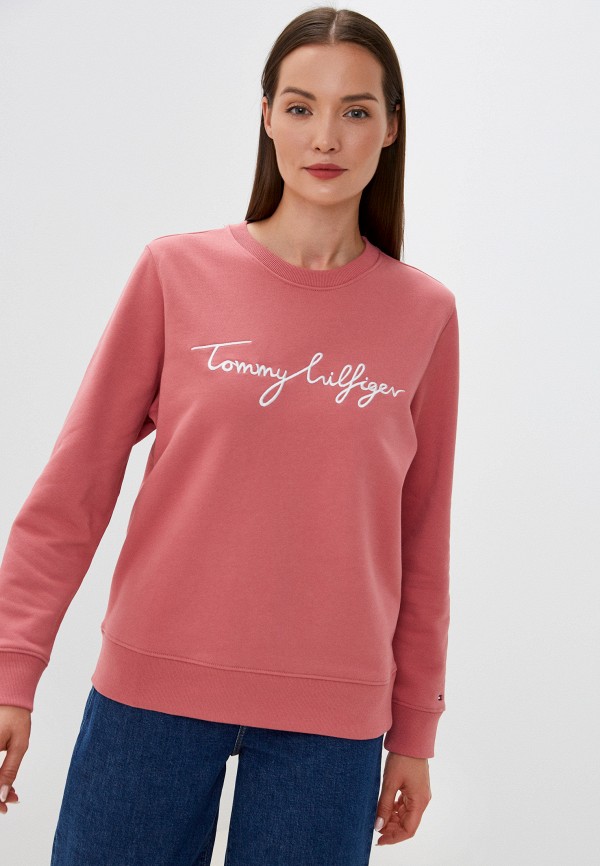 Свитшот Tommy Hilfiger розовый WW0WW30659 RTLABP634701