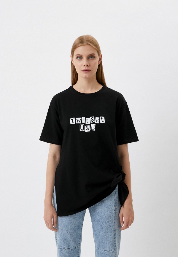 

Футболка Twinset Milano, Черный, U&B