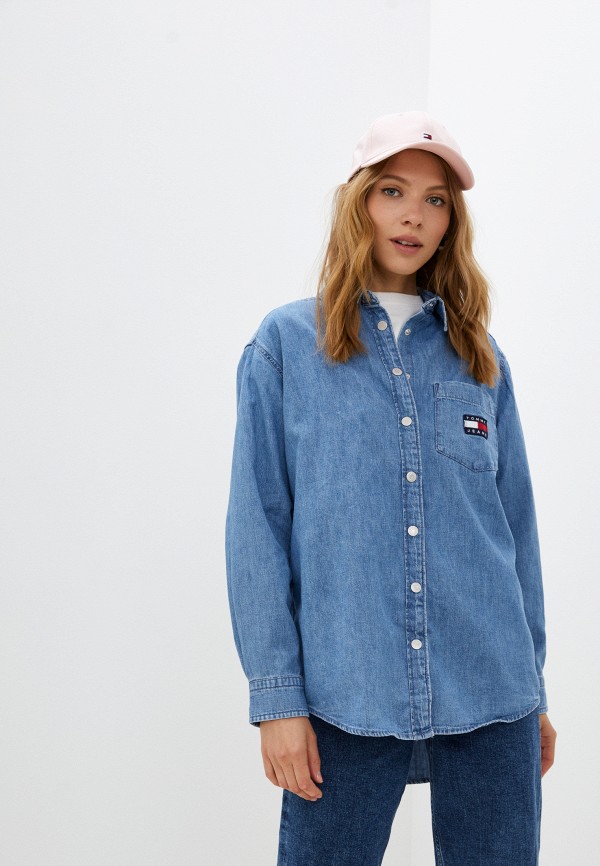 

Рубашка джинсовая Tommy Jeans, Голубой