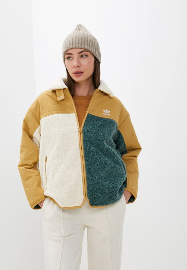 

Куртка утепленная adidas Originals, Разноцветный, SHERPA JACKET