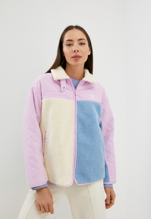 

Куртка утепленная adidas Originals, Разноцветный, SHERPA JACKET