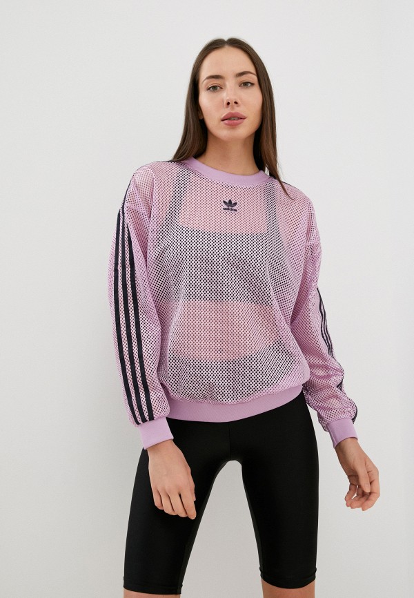 

Свитшот adidas Originals, Фиолетовый, MESH CREW