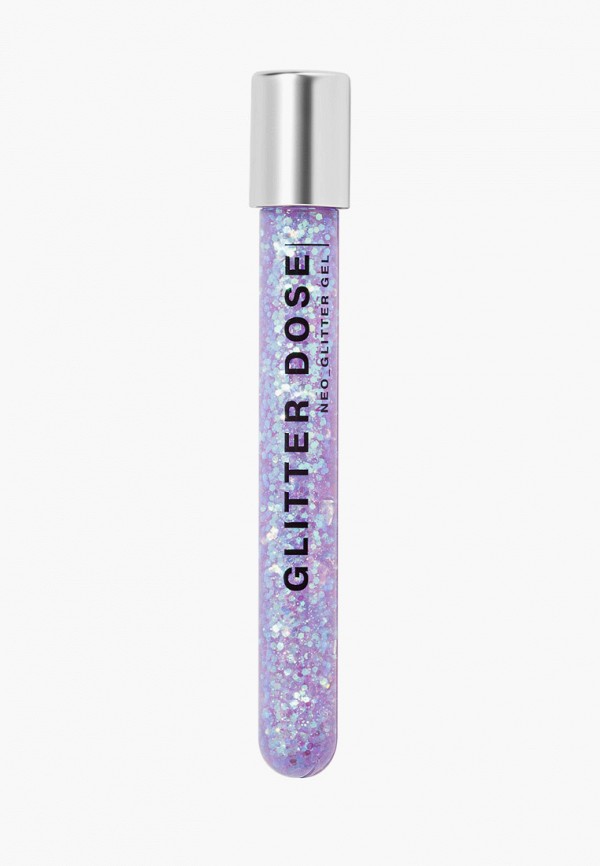 

Тени для век Influence Beauty, Фиолетовый, глиттер GLITTER DOSE на гелевой основе, эффектный трендовый макияж лица, ушей, шеи и тела, тон 06 фиолетовый, 7 мл