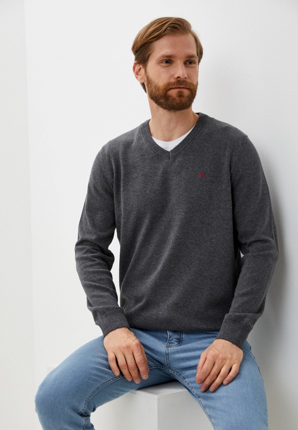 Пуловер Basics &amp; More серого цвета