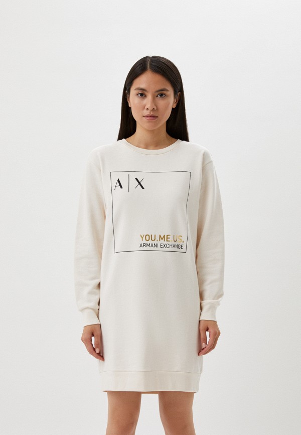 

Платье Armani Exchange, Бежевый
