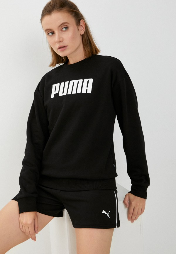 

Свитшот PUMA, Черный, ESS PUMA Crew Sweat FL W
