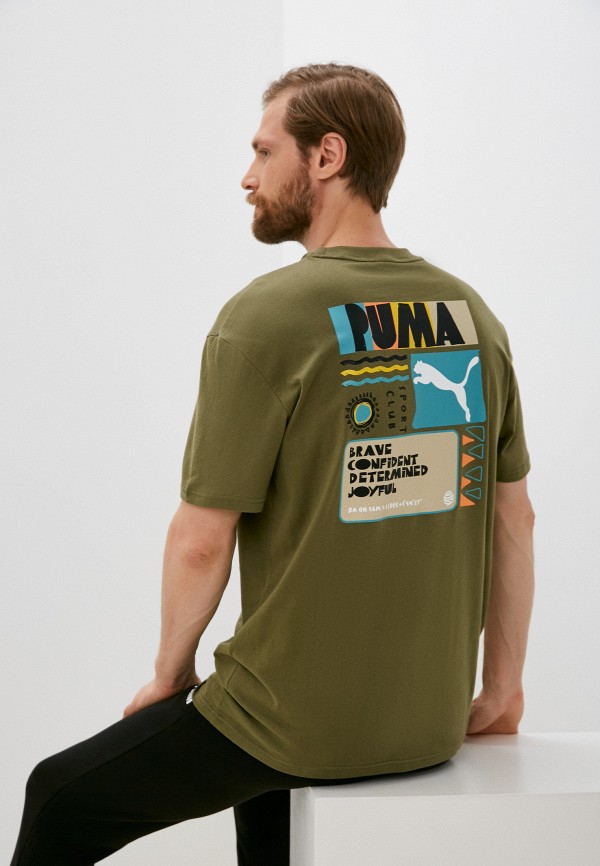 

Футболка PUMA, Хаки, PUMA HC Relaxed SS Tee