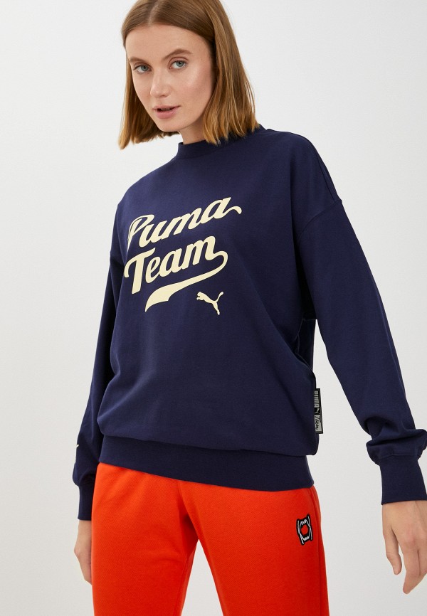 

Свитшот PUMA, Синий, Puma Team Crewsweat TR