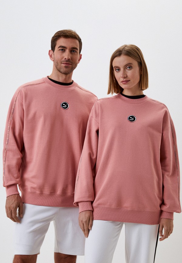 

Свитшот PUMA, Розовый, T7 GO FOR Crew